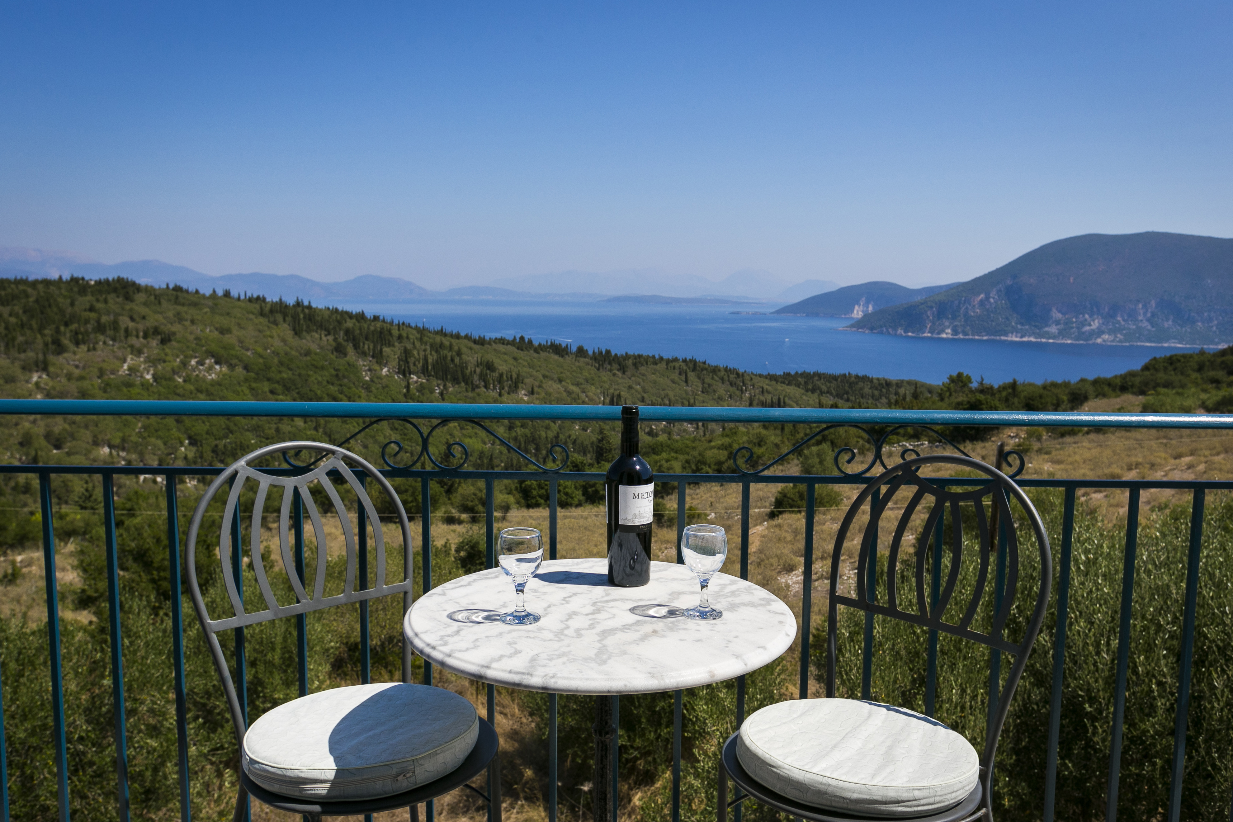 Enjoy a romantic date with exceptional views at Villa Gaeta Fiscardo, Kefalonia, Greek Islands